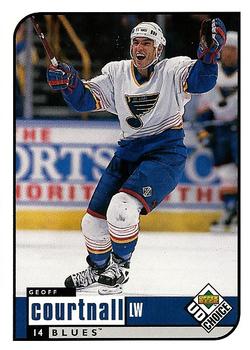 #190 Geoff Courtnall - St. Louis Blues - 1998-99 UD Choice Hockey