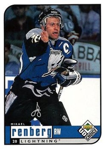#197 Mikael Renberg - Tampa Bay Lightning - 1998-99 UD Choice Hockey