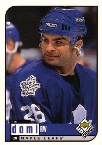 #204 Tie Domi - Toronto Maple Leafs - 1998-99 UD Choice Hockey