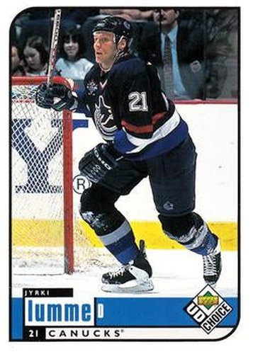 #205 Jyrki Lumme - Vancouver Canucks - 1998-99 UD Choice Hockey