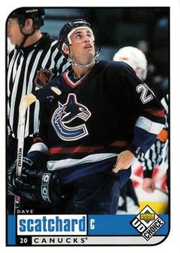#209 Dave Scatchard - Vancouver Canucks - 1998-99 UD Choice Hockey