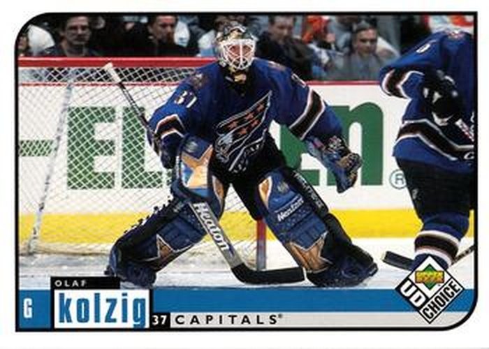 #215 Olaf Kolzig - Washington Capitals - 1998-99 UD Choice Hockey