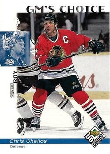 #223 Chris Chelios - Chicago Blackhawks - 1998-99 UD Choice Hockey