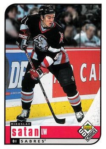 #22 Miroslav Satan - Buffalo Sabres - 1998-99 UD Choice Hockey