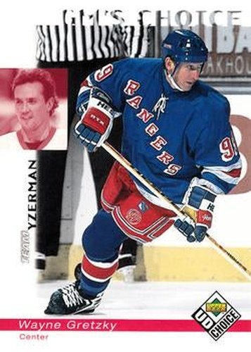 #236 Wayne Gretzky - New York Rangers - 1998-99 UD Choice Hockey