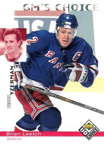 #238 Brian Leetch - New York Rangers - 1998-99 UD Choice Hockey