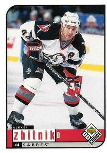 #26 Alexei Zhitnik - Buffalo Sabres - 1998-99 UD Choice Hockey