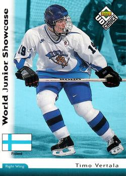 #277 Timo Vertala - Finland - 1998-99 UD Choice Hockey