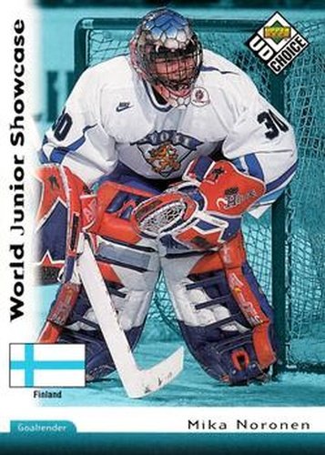 #278 Mika Noronen - Finland - 1998-99 UD Choice Hockey