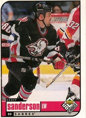 #27 Geoff Sanderson - Buffalo Sabres - 1998-99 UD Choice Hockey