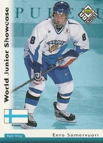 #281 Eero Somervuori - Finland - 1998-99 UD Choice Hockey
