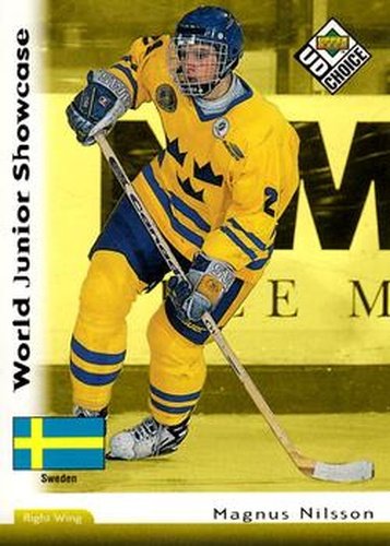 #288 Magnus Nilsson - Sweden - 1998-99 UD Choice Hockey