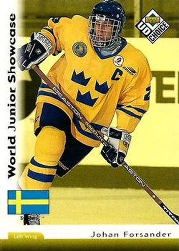 #293 Johan Forsander - Sweden - 1998-99 UD Choice Hockey