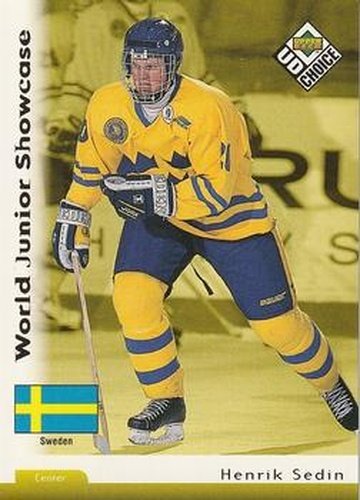 #295 Henrik Sedin - Sweden - 1998-99 UD Choice Hockey