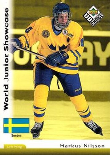 #296 Marcus Nilson - Sweden - 1998-99 UD Choice Hockey