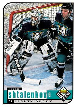 #2 Mikhail Shtalenkov - Anaheim Mighty Ducks - 1998-99 UD Choice Hockey