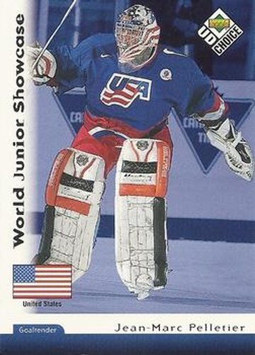 #301 Jean-Marc Pelletier - USA - 1998-99 UD Choice Hockey