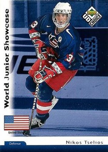 #304 Nikos Tselios - USA - 1998-99 UD Choice Hockey