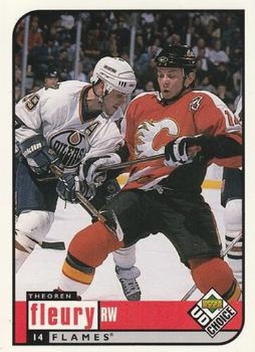 #34 Theoren Fleury - Calgary Flames - 1998-99 UD Choice Hockey