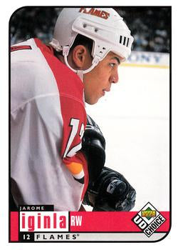 #35 Jarome Iginla - Calgary Flames - 1998-99 UD Choice Hockey