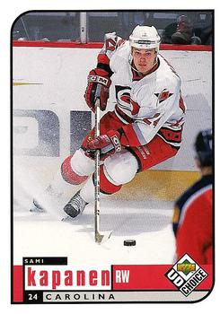 #40 Sami Kapanen - Carolina Hurricanes - 1998-99 UD Choice Hockey