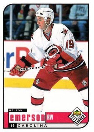 #43 Nelson Emerson - Carolina Hurricanes - 1998-99 UD Choice Hockey