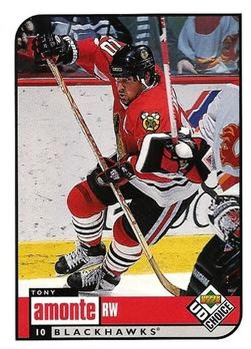 #51 Tony Amonte - Chicago Blackhawks - 1998-99 UD Choice Hockey