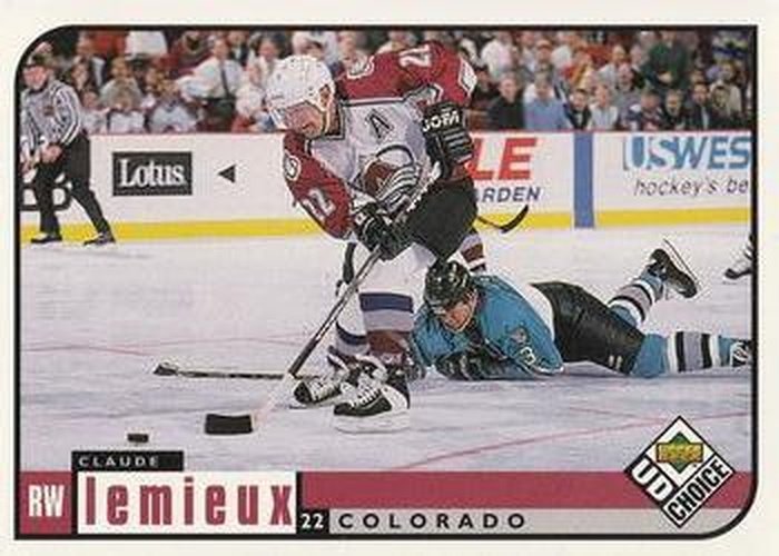 #55 Claude Lemieux - Colorado Avalanche - 1998-99 UD Choice Hockey