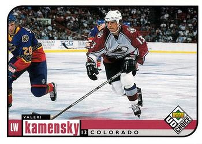 #58 Valeri Kamensky - Colorado Avalanche - 1998-99 UD Choice Hockey