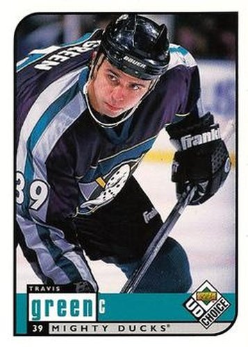 #5 Travis Green - Anaheim Mighty Ducks - 1998-99 UD Choice Hockey