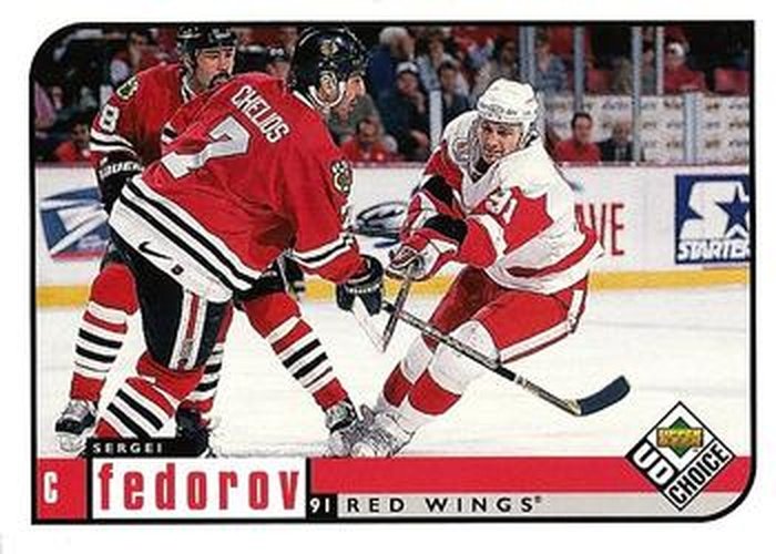 #75 Sergei Fedorov - Detroit Red Wings - 1998-99 UD Choice Hockey