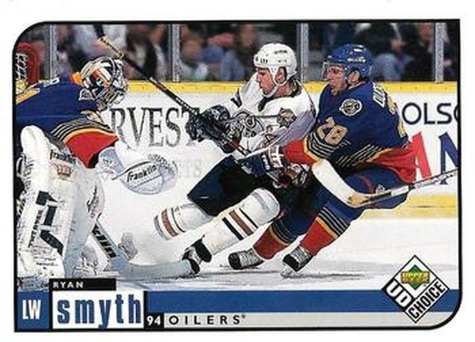 #82 Ryan Smyth - Edmonton Oilers - 1998-99 UD Choice Hockey