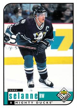 #8 Teemu Selanne - Anaheim Mighty Ducks - 1998-99 UD Choice Hockey