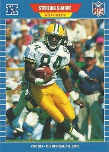 #550 Sterling Sharpe - Green Bay Packers - 1989 Pro Set Football