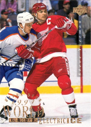 #550 Steve Yzerman - Detroit Red Wings - 1994-95 Upper Deck Hockey - Electric Ice