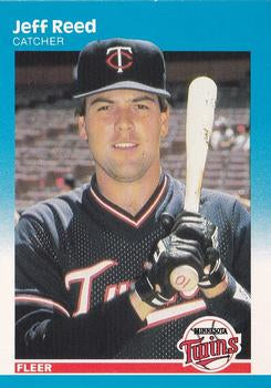 #550 Jeff Reed - Minnesota Twins - 1987 Fleer Baseball