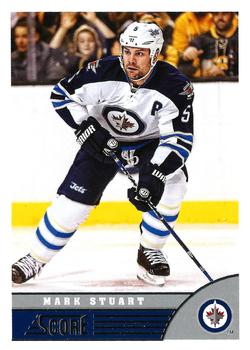 #550 Mark Stuart - Winnipeg Jets - 2013-14 Score Hockey