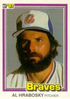 #550 Al Hrabosky - Atlanta Braves - 1981 Donruss Baseball