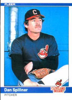 #550 Dan Spillner - Cleveland Indians - 1984 Fleer Baseball