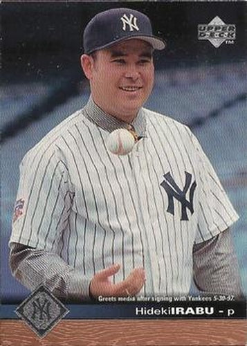 #550 Hideki Irabu - New York Yankees - 1997 Upper Deck Baseball