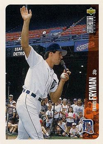 #550 Travis Fryman - Detroit Tigers - 1996 Collector's Choice Baseball