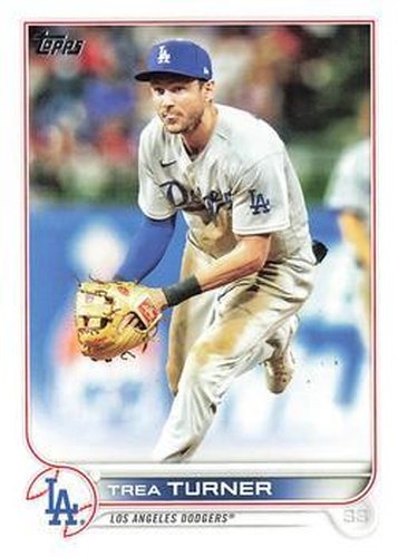 #550 Trea Turner - Los Angeles Dodgers - 2022 Topps Baseball