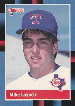 #550 Mike Loynd - Texas Rangers - 1988 Donruss Baseball