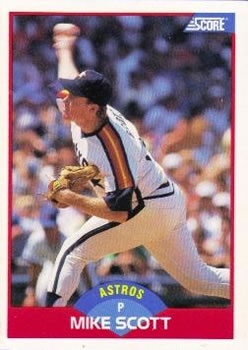 #550 Mike Scott - Houston Astros - 1989 Score Baseball