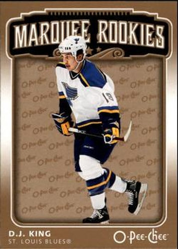 #550 D.J. King - St. Louis Blues - 2006-07 O-Pee-Chee Hockey