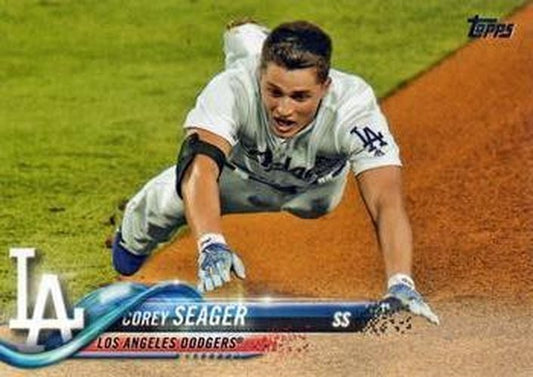 #550 Corey Seager - Los Angeles Dodgers - 2018 Topps Baseball
