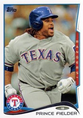 #550a Prince Fielder - Texas Rangers - 2014 Topps Baseball