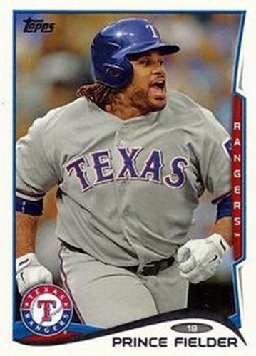 #550c Prince Fielder - Texas Rangers - 2014 Topps Baseball