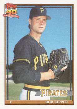 #551 Bob Kipper - Pittsburgh Pirates - 1991 Topps Baseball