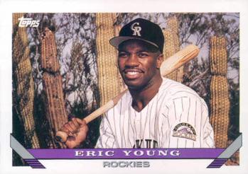 #551 Eric Young - Colorado Rockies - 1993 Topps Baseball